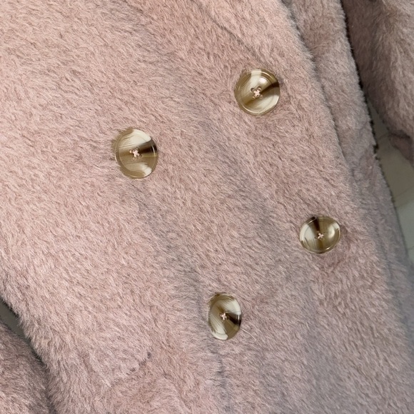 Free people coat cuff it faux fur pockets soft lined sash NEW small - Picture 5 of 8